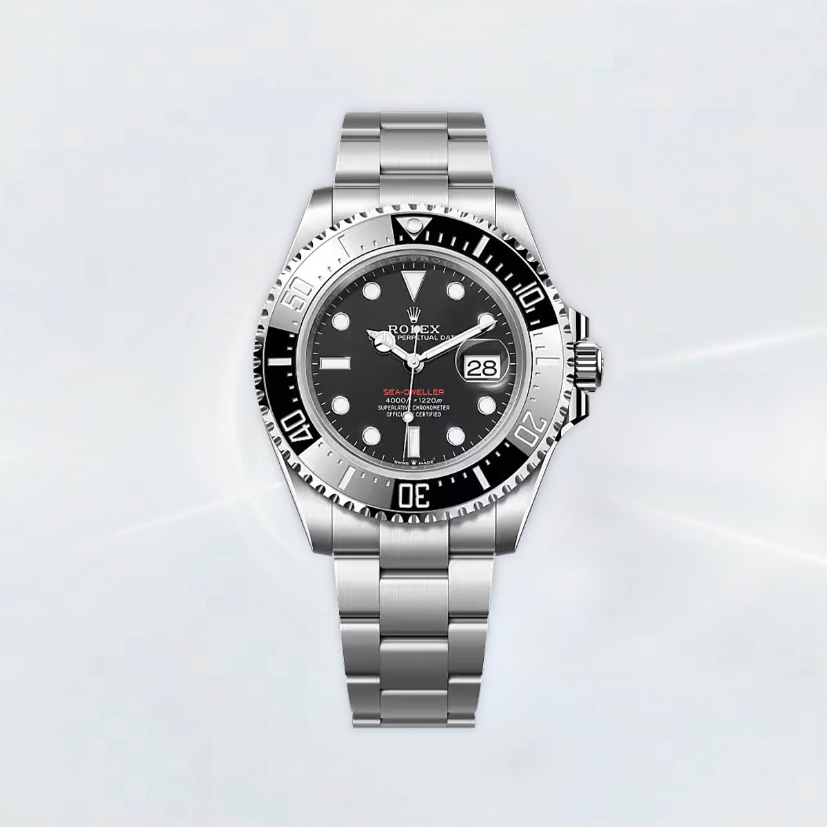 Rubber B Entegre Kauçuk Kayış | Rolex Sea-Dweller 126600 (43 mm) ile Uyumlu