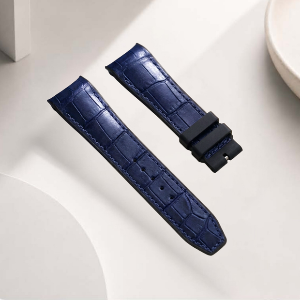 Rubber B Kauçuk Kayış | Omega Seamaster Planet Ocean 600 45.5 mm ile Uyumlu