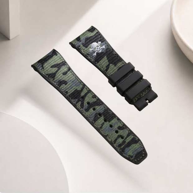 Rubber B Kauçuk Kayış | IWC Big Pilot 46 mm ile Uyumlu