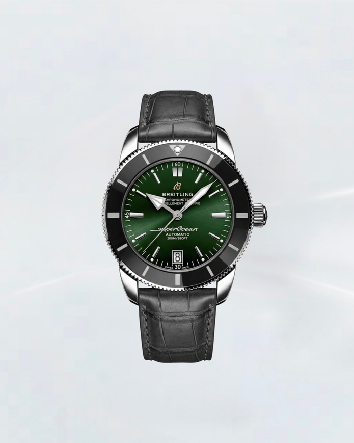 Rubber B Entegre Kauçuk Kayış | Breitling Superocean 42 mm (Lug Genişliği: 20 mm) ile Uyumlu