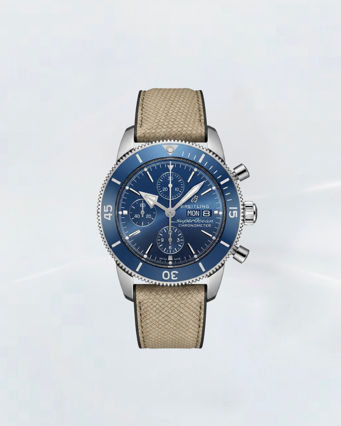 Rubber B Kauçuk Kayış | Breitling Superocean Heritage 44 mm ile Uyumlu