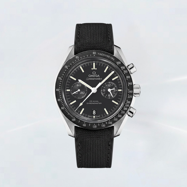 Rubber B Kauçuk Kayış | Omega Speedmaster Two Counters 44.25 mm ile Uyumlu