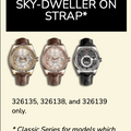 Rubber B Entegre Kauçuk Kayış | Rolex Sky-Dweller (Deri Kayışlı – 32613x ) ile Uyumlu