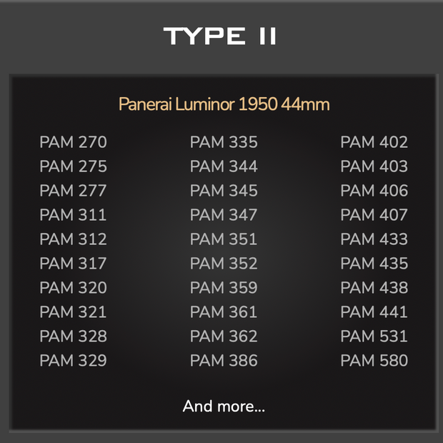 Rubber B Entegre Kauçuk Kayış | Panerai Luminor & Luminor Marina 44 mm TYPE 2 Tang Buckle Uyumlu