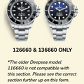 Rubber B Entegre Kauçuk Kayış | Rolex Deepsea 126660 & 136660 (44 mm) ile Uyumlu