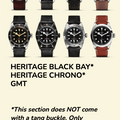 Rubber B Entegre Kauçuk Kayış | Tudor Black Bay Chrono 41 mm Tudor Klipsi ile Uyumlu