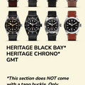 Rubber B Entegre Kauçuk Kayış | Tudor Heritage Chrono 42 mm Tudor Klipsi ile Uyumlu