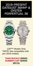 Rubber B Entegre Kauçuk Kayış | Rolex Datejust 36 mm (Ref: 126***) ile Uyumlu