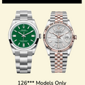 Rubber B Entegre Kauçuk Kayış | Rolex Datejust 36 mm (Ref: 126***) ile Uyumlu
