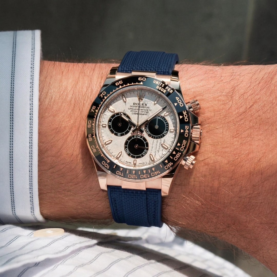 Cosmograph Daytona (Yellow Gold, White Gold ve Rose Gold) Oysterflex ile Uyumlu Kayış