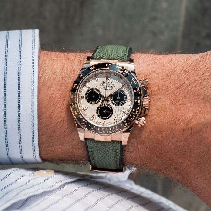 Cosmograph Daytona (Yellow Gold, White Gold ve Rose Gold) Oysterflex ile Uyumlu