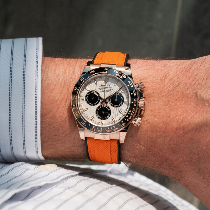 Cosmograph Daytona (Yellow Gold, White Gold ve Rose Gold) Oysterflex ile Uyumlu Kayış