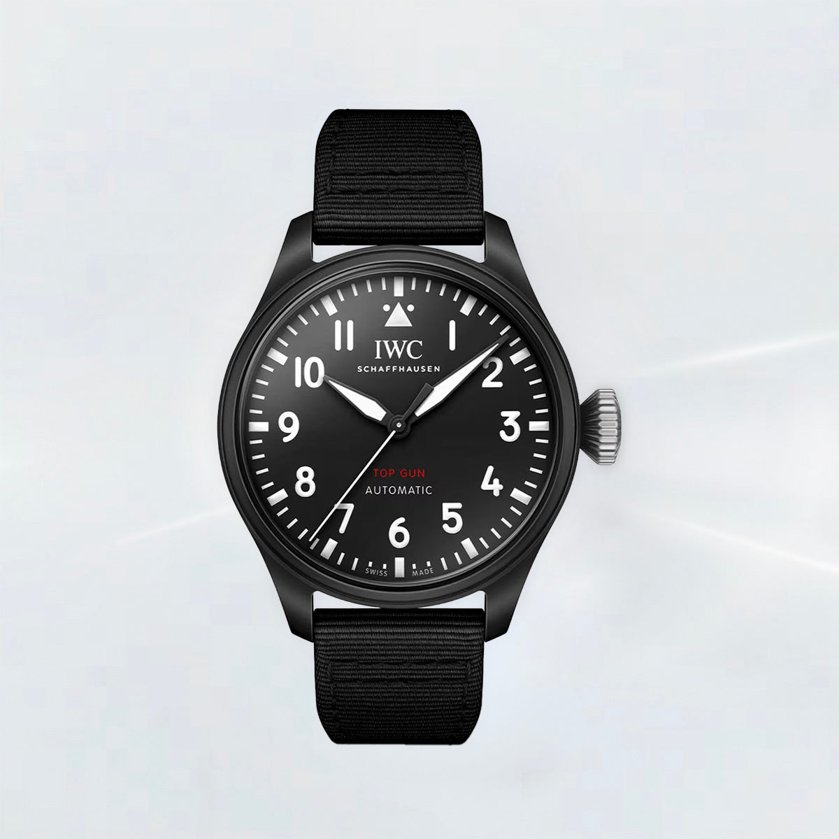 Rubber B Entegre Kauçuk Kayış | IWC Big Pilot 43 mm IWC Klipsi ile Uyumlu