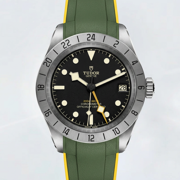Rubber B Kauçuk Kayış | Tudor Black Bay Pro (39 mm) ile Uyumlu