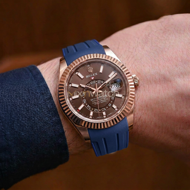 Sky-Dweller Full White Gold, Rose Gold, Yellow Gold  ile Uyumlu
