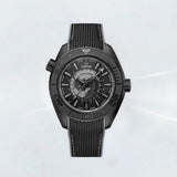 Rubber B Entegre Kauçuk Kayış | Omega Seamaster Planet Ocean 600M 45.5 mm Tang Buckle Uyumlu