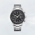 Rubber B Entegre Kauçuk Kayış | Omega Speedmaster Two Counters 44.25 mm Tang Buckle Uyumlu