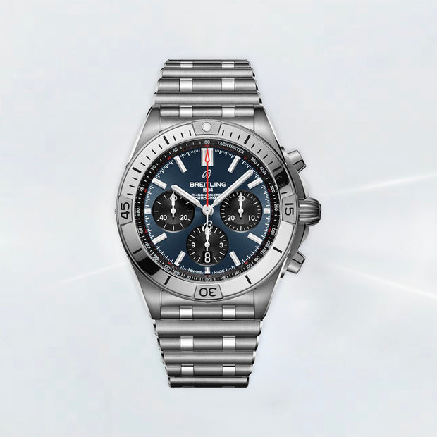 Rubber B Universal Kauçuk Kayış | Breitling Chronomat 42 mm (21–22 mm Lug) Tang Buckle Uyumlu