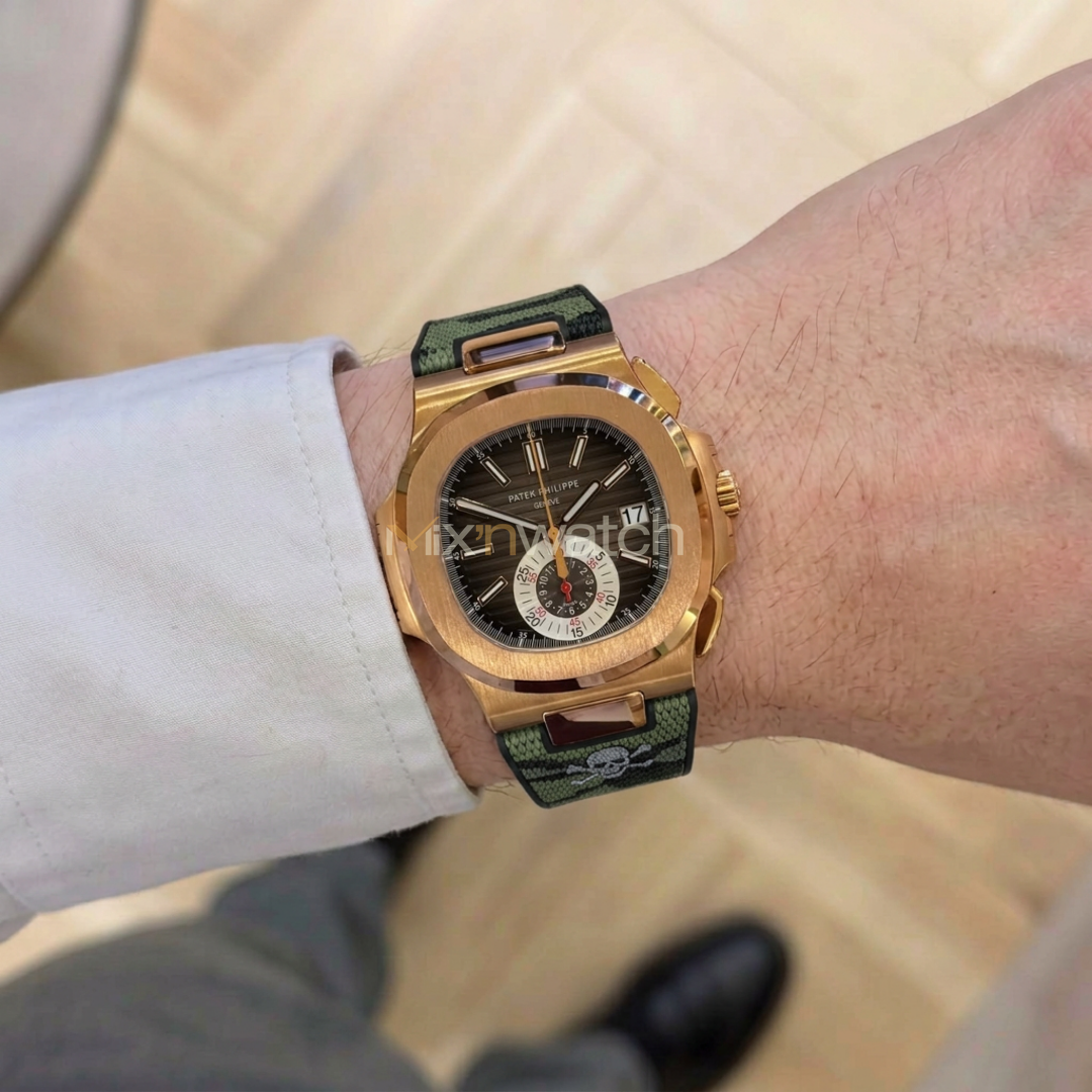 Patek Nautilus 5980 ile Uyumlu Kayış