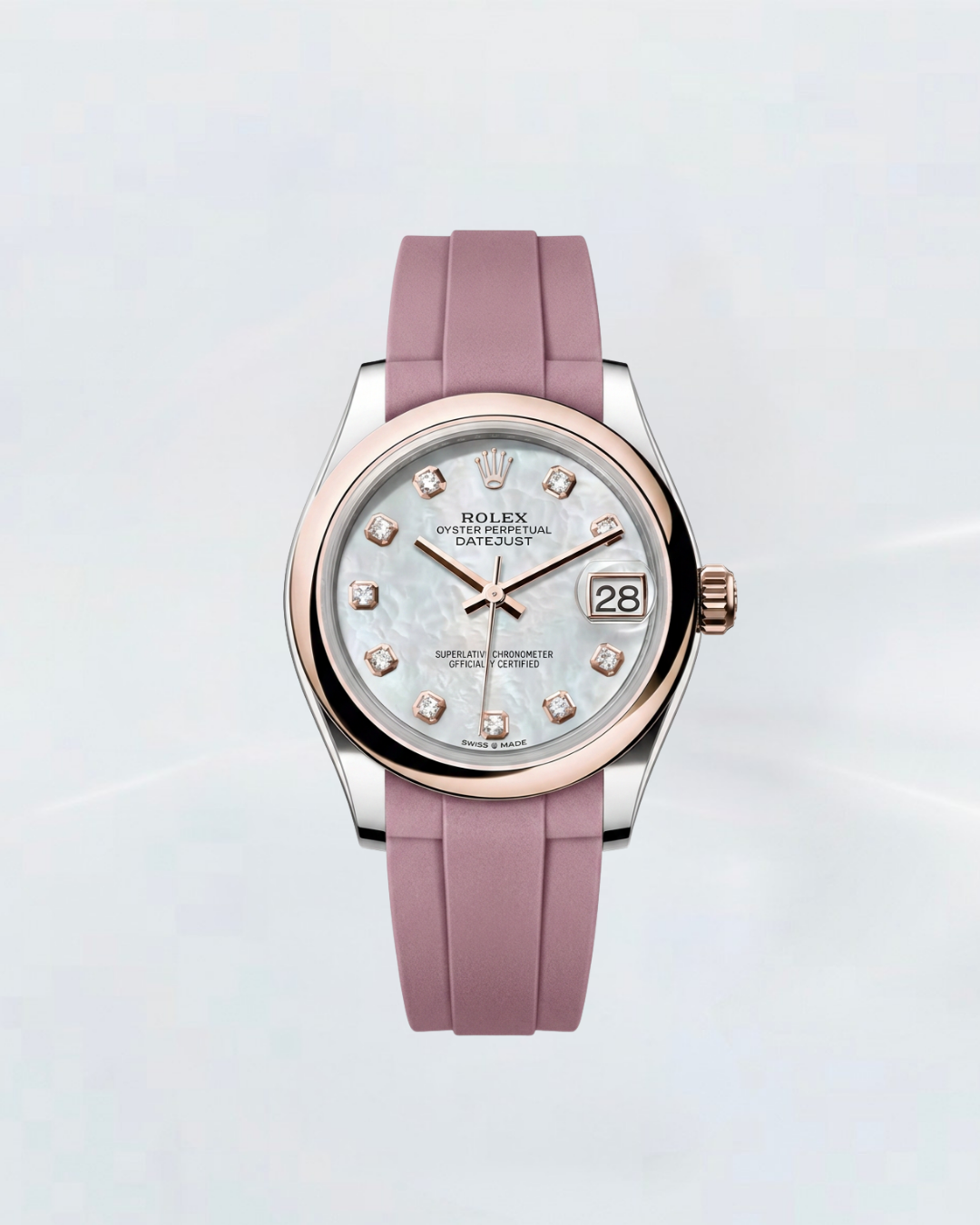 Rubber B Entegre Kauçuk Kayış | Rolex Datejust 31 (2020 Öncesi) ile Uyumlu