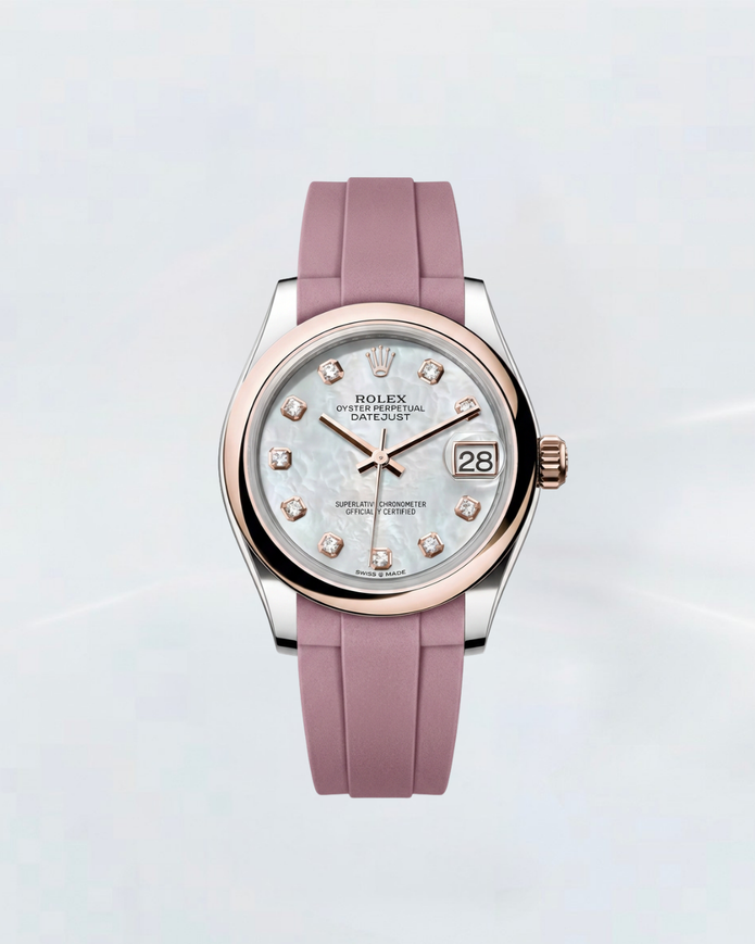 Rubber B Entegre Kauçuk Kayış | Rolex Datejust 31 (2020 Öncesi) ile Uyumlu