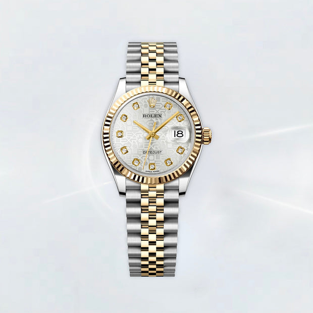 Rubber B Entegre Kauçuk Kayış | Rolex Datejust 31 (2020 Öncesi) ile Uyumlu