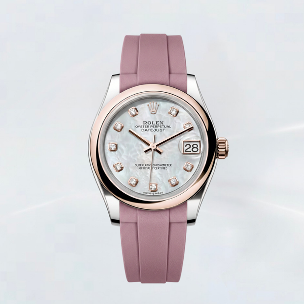 Rubber B Entegre Kauçuk Kayış | Rolex Datejust 31 (2020 Öncesi) ile Uyumlu
