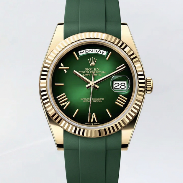 Rubber B Entegre Kauçuk Kayış | Day-Date 40 mm ( Ref: 228xxx ) ile Uyumlu