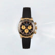 Rubber B Entegre Kauçuk Kayış | Rolex Daytona (Deri Kayışlı – Sarı / Beyaz / Rose Altın) ile Uyumlu