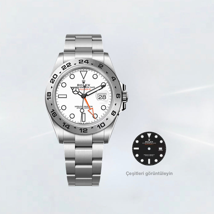 Rubber B Entegre Kauçuk Kayış | Rolex Explorer II 226570 ile Uyumlu