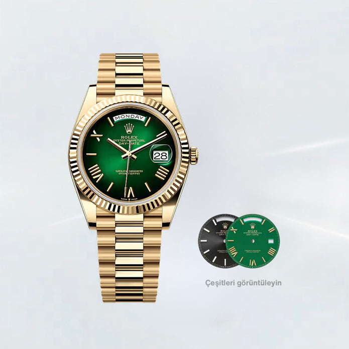 Rubber B Entegre Kauçuk Kayış | Day-Date 40 mm ( Ref: 228xxx ) ile Uyumlu
