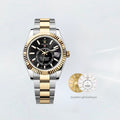 Rubber B Entegre Kauçuk Kayış | Rolex Sky-Dweller Oyster Bracelet (Çelik & Two-Tone / Ref: 3369**) ile Uyumlu