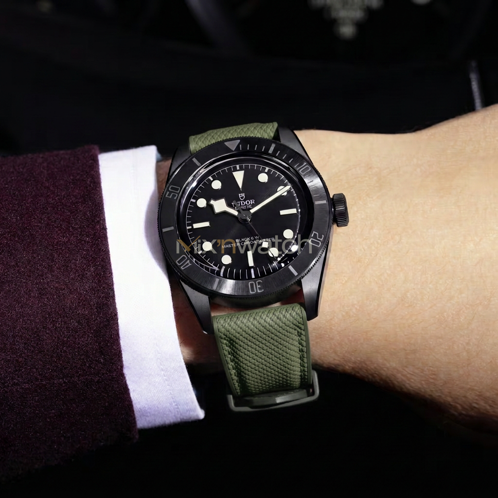 Tudor Heritage Black Bay Ceramic 41 mm ile Uyumlu