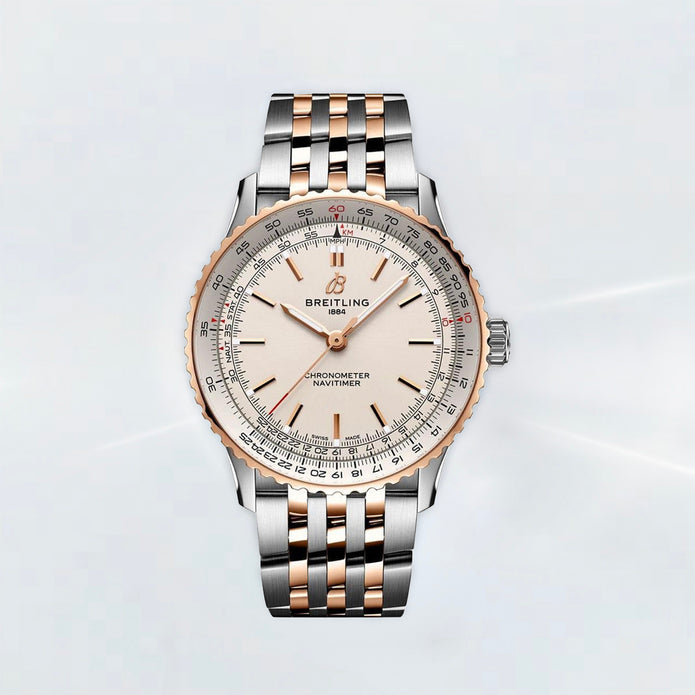 Rubber B Universal Kauçuk Kayış | Breitling Navitimer 41 mm (21–22 mm Lug) Tang Buckle Uyumlu