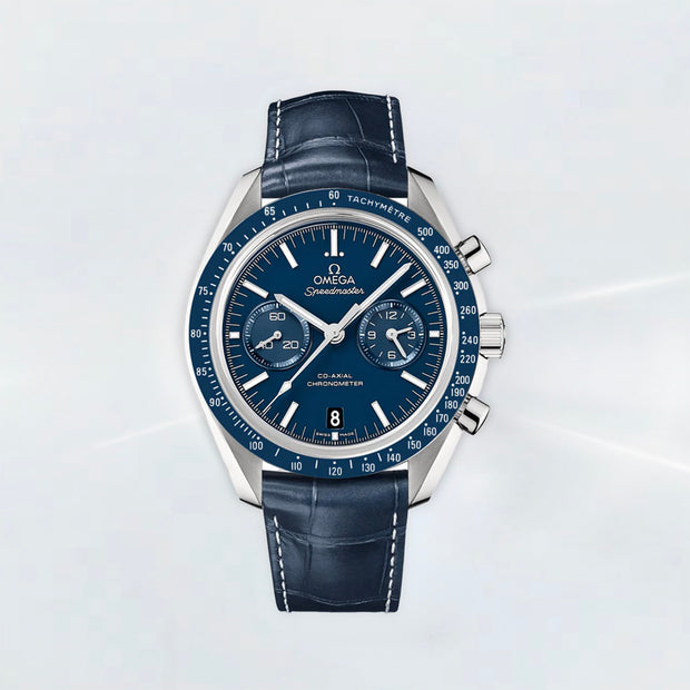 Rubber B Entegre Kauçuk Kayış | Omega Speedmaster Two Counters 44.25 mm Omega Klipsi ile Uyumlu