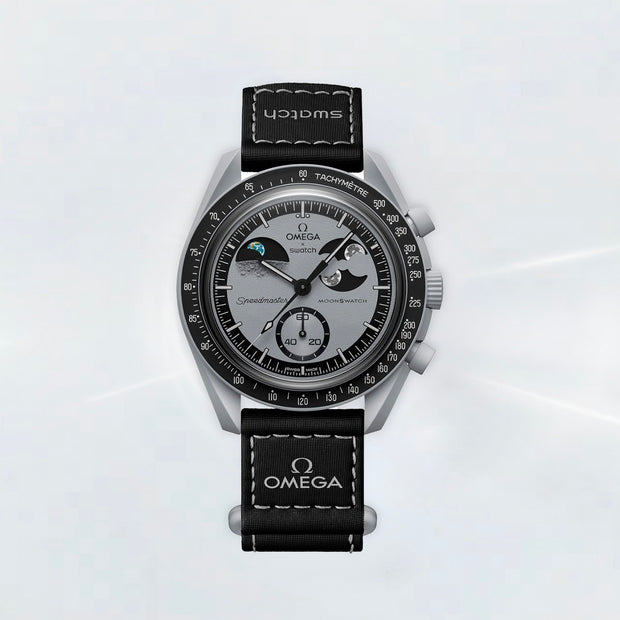 Rubber B Entegre Kauçuk Kayış | Omega x Swatch Speedmaster MoonSwatch Omega Klipsi ile Uyumlu