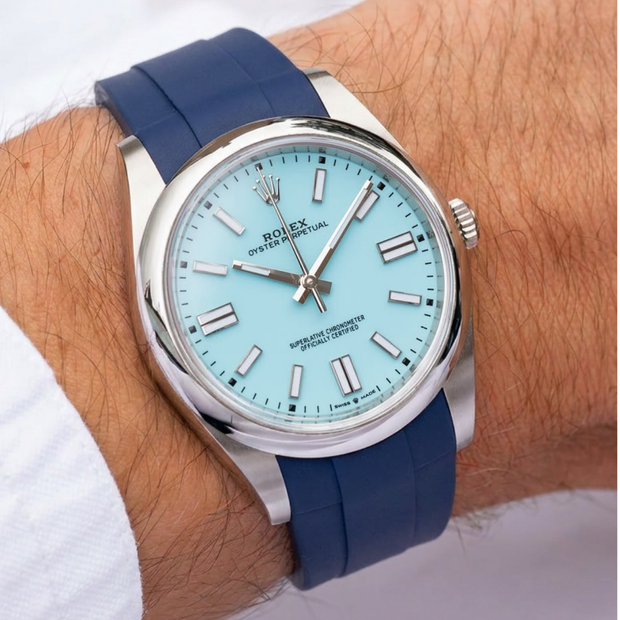 Rolex Oyster Perpetual 41 mm (Ref: 124300)  ile Uyumlu