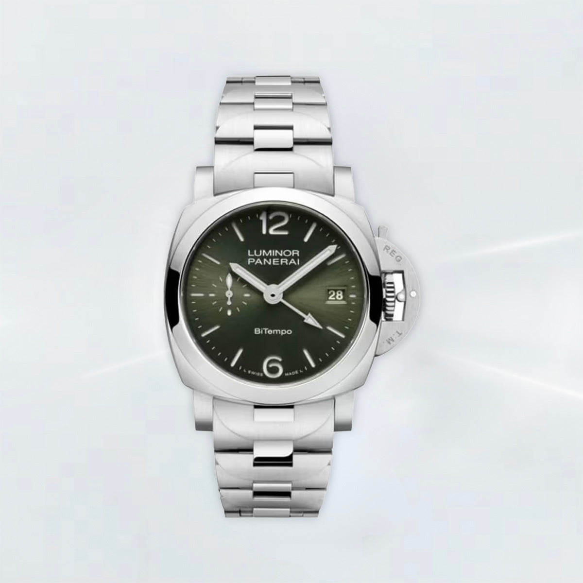 Rubber B Entegre Kauçuk Kayış | Panerai 40 mm Panerai Klipsi ile Uyumlu