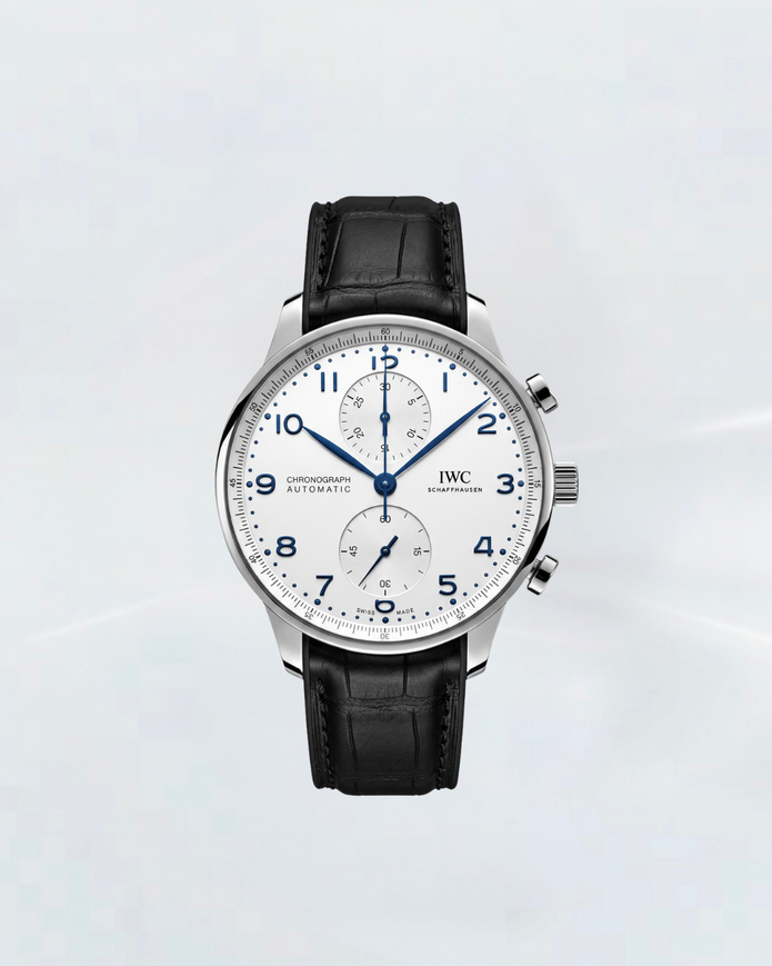 Rubber B Kauçuk Kayış | IWC Portugieser Chrono 41 mm ile Uyumlu