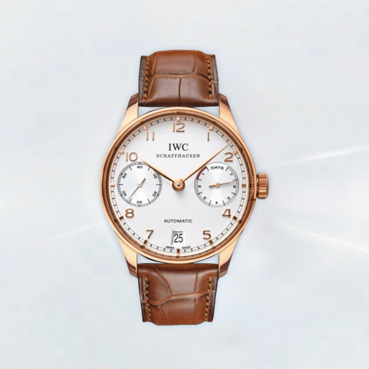 Rubber B Entegre Kauçuk Kayış | IWC Portugieser 5001 Serisi (22 mm Lug) IWC Klipsi ile Uyumlu