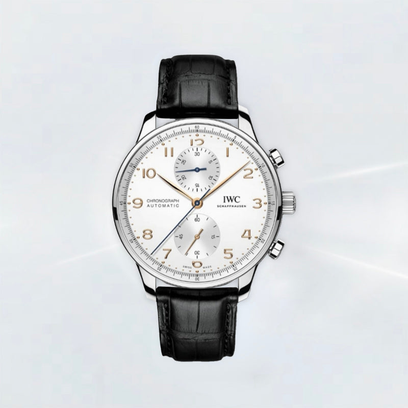 Rubber B Entegre Kauçuk Kayış | IWC Portugieser Chrono 41 mm IWC Klipsi ile Uyumlu