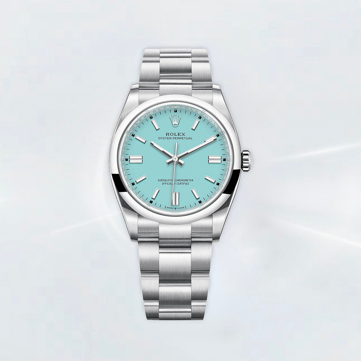 Rubber B Entegre Kauçuk Kayış | Rolex Oyster Perpetual 41 mm (Ref: 124300) ile Uyumlu