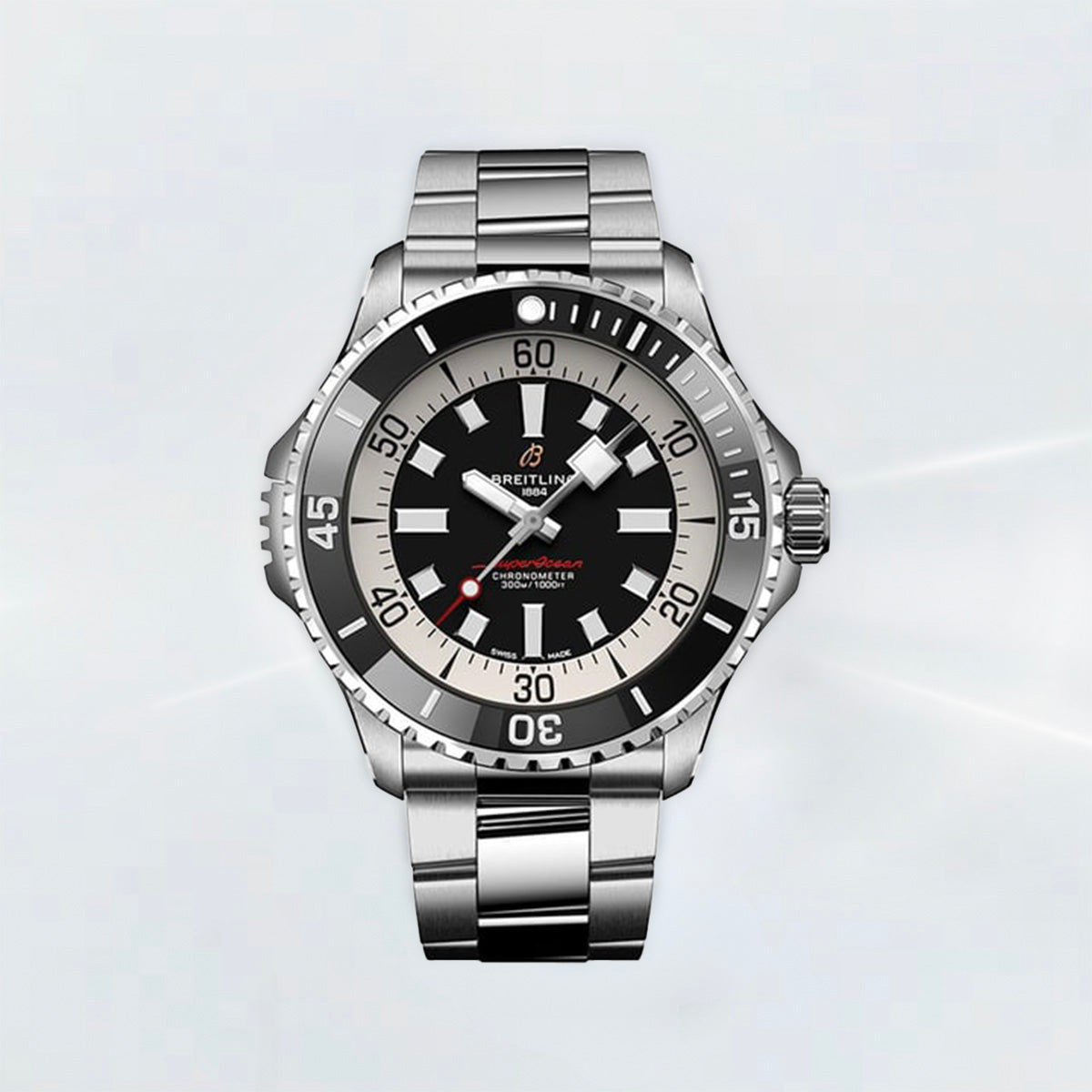 Rubber B Entegre Kauçuk Kayış | Breitling Superocean 48 mm ile Uyumlu
