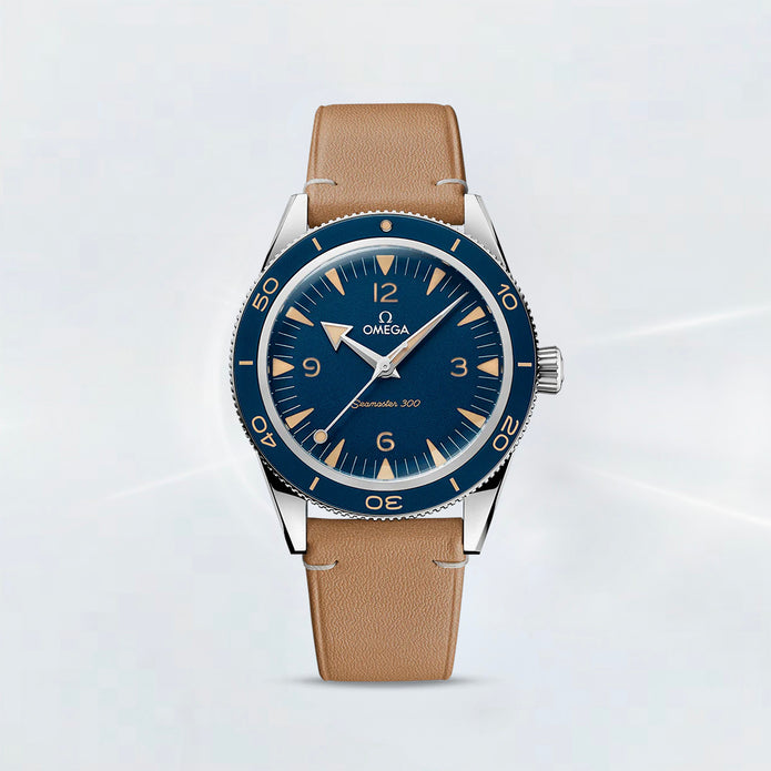 Rubber B Entegre Kauçuk Kayış | Omega Seamaster 300 Heritage Omega Klipsi ile Uyumlu
