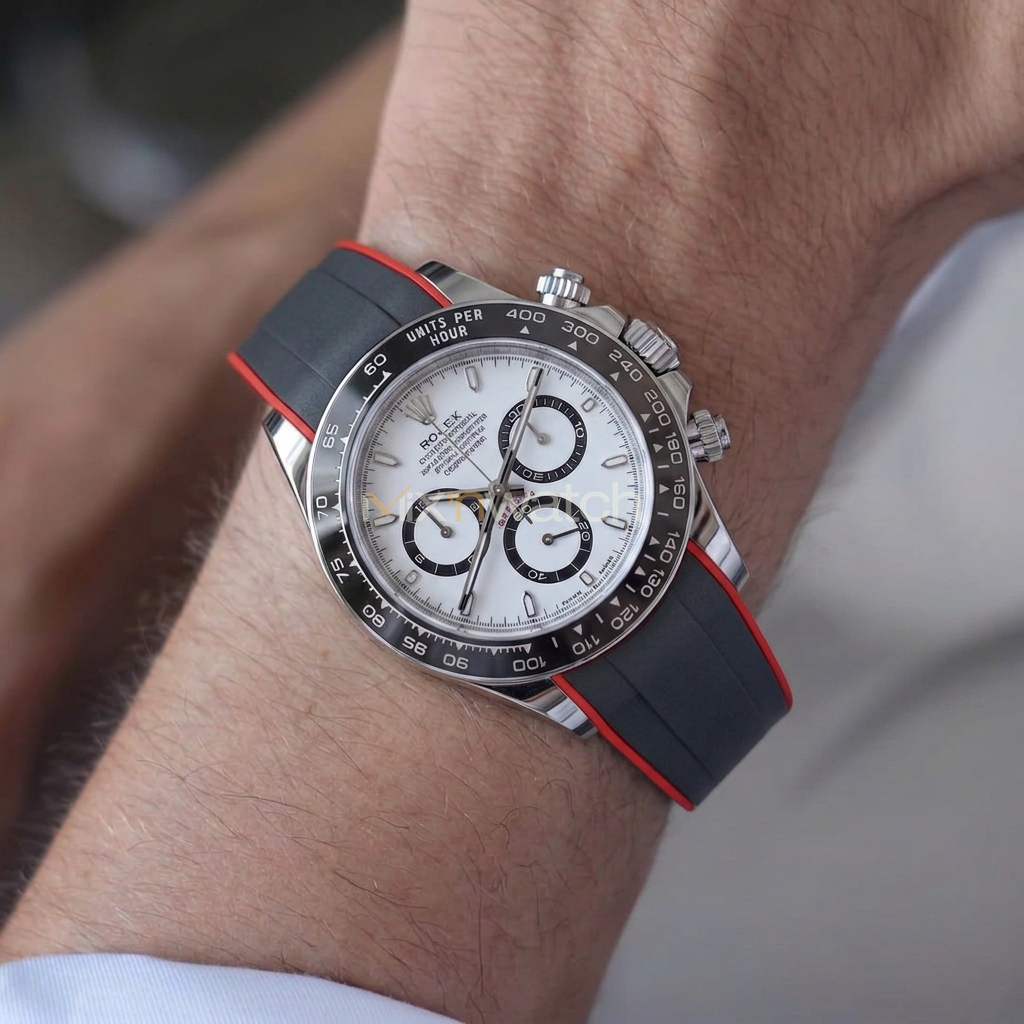 Daytona Oyster Bilezik, Ceramic Bezel Ref.126500LN (2023 Sonrası) ile