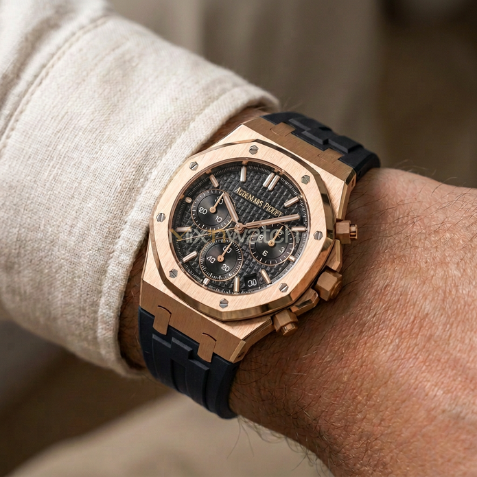 AP Royal Oak Alligator 41 mm ile Uyumlu Kayış