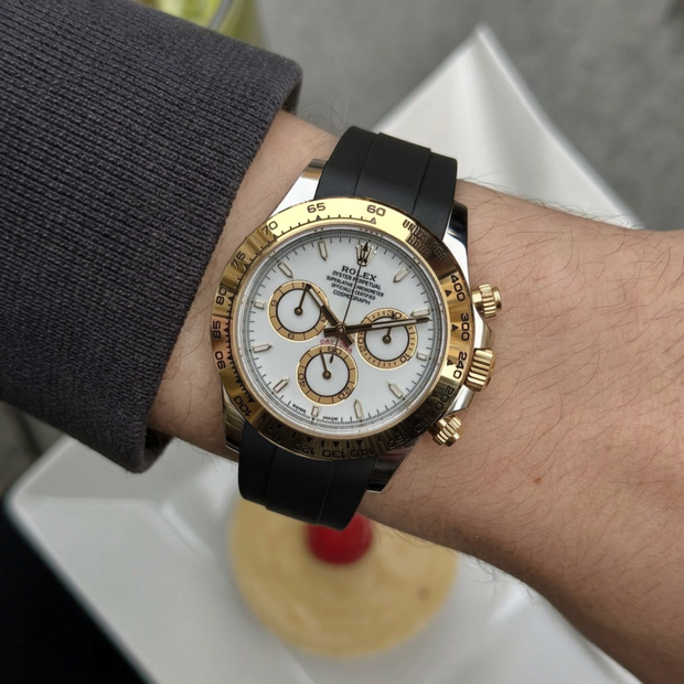 Daytona Full Gold ve Two-Tone Oyster Bilezik (2023 sonrası) ile Uyumlu