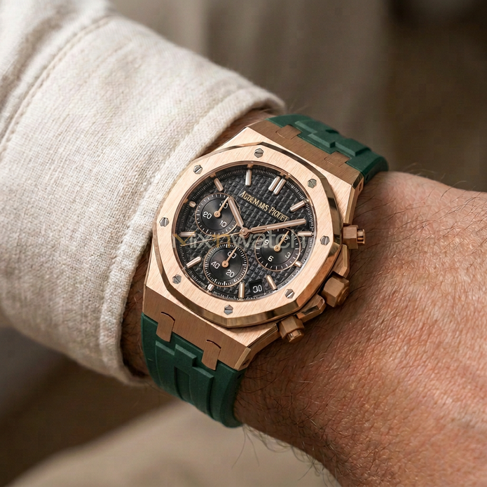 AP Royal Oak Alligator 41 mm ile Uyumlu Kayış