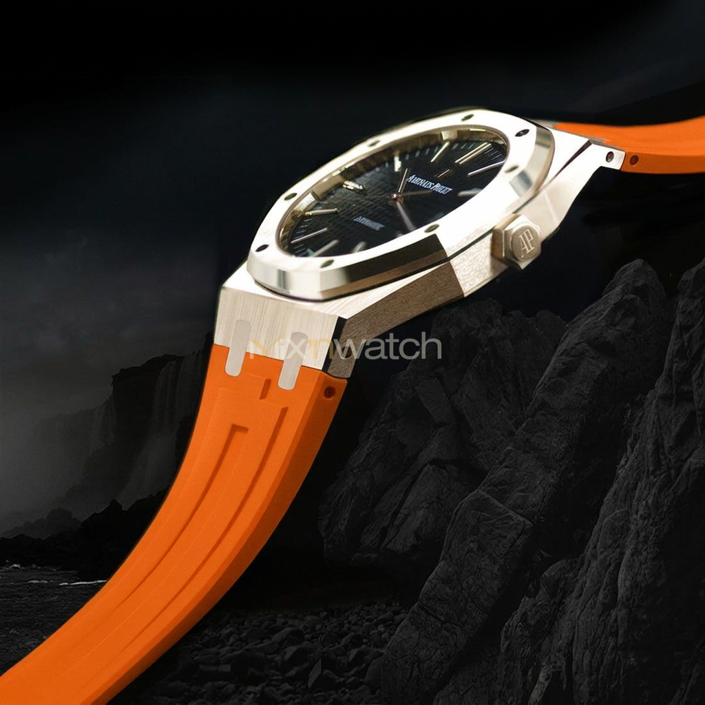 AP Royal Oak Alligator 41 mm ile Uyumlu Kayış