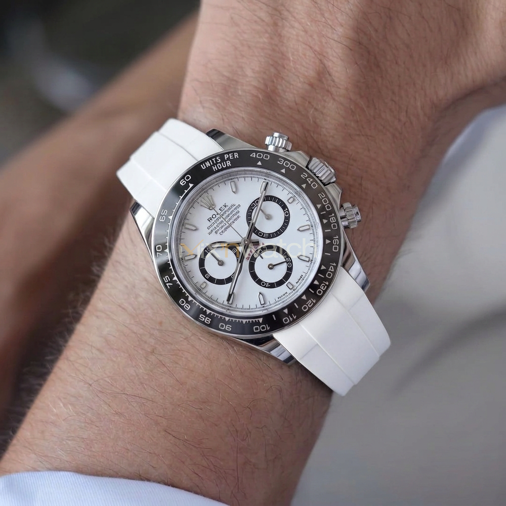 Daytona Oyster Bilezik, Ceramic Bezel Ref.126500LN (2023 Sonrası) ile